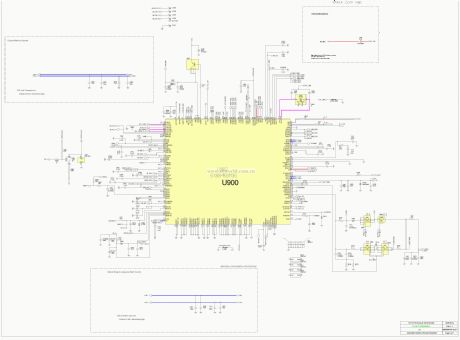 The principle circuit of classical Motorola L7 cellphone (3/7)