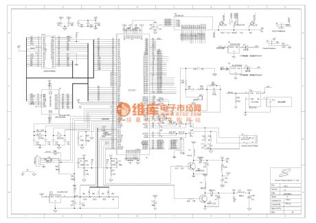 The MP3 hardware principle circuit (09)