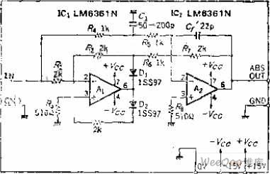 High-speed Absolute Value Circuit of OP Amp with Phase Delay Compensation