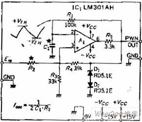 Simple PWM Circuit of Direct Modulation Self Excited Oscillation Circuit
