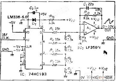 Step Voltage Generating Circuit of Output Fifth Voltage