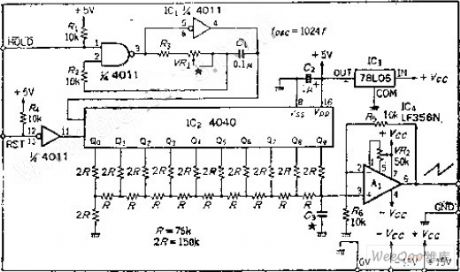 Ultra-low Frequency Sawtooth Wave Generating Circuit of Common Components