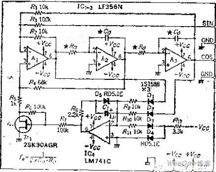 Low Distortion and State Variable Two-phase Oscillation Circuit