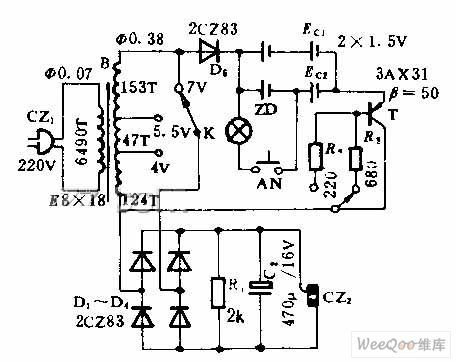 Low Voltage DC Power Charger Circuit