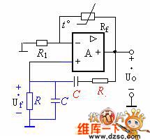 RC bridge oscillator circuit
