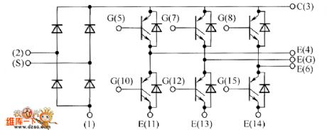 Field-effect transistor STG3P2M10N60B internal circuit