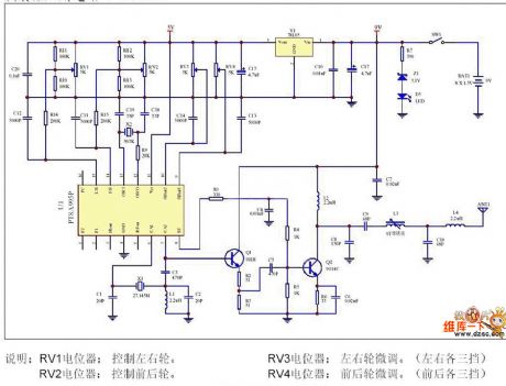 Remote Toy Car Circuit Diagram