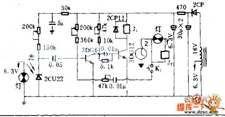 Automatic wire counting machine circuit