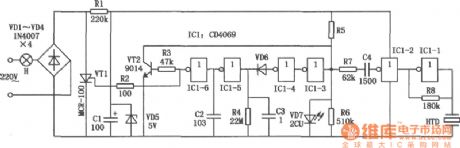 The light energy-saving control circuit