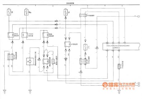 The FAW Toyota-Reiz engine control diagram (1)