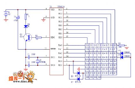 Single remote control (multi-coding) circuit