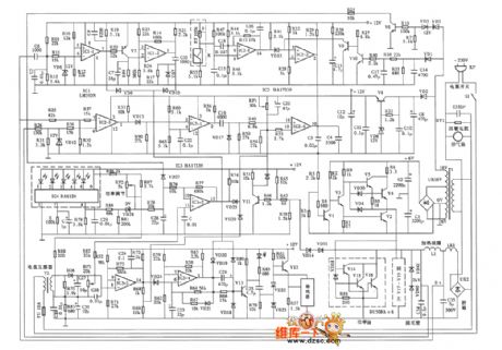 Yonghua M0-88 type electromagnetic cooker circuit