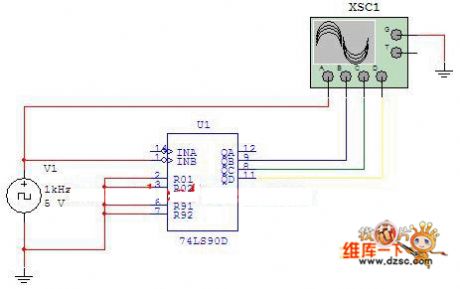 Five-divider frequency circuit