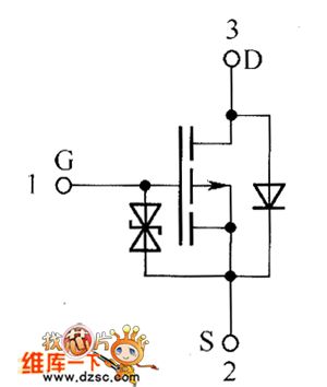 Field-effect transistor RTF010P02、RTF011P02、RTF015P02 internal circuit