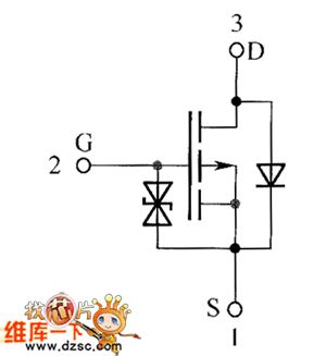 Field-effect transistor RTR030P02、RTU002P02 internal circuit