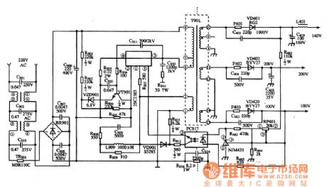 SMR62000A--the integrated circuit of switch power supply thick film