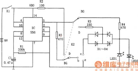 The on-line tester circuit of diodes and triodes