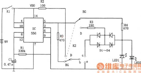 The on-line tester circuit of diodes and triodes