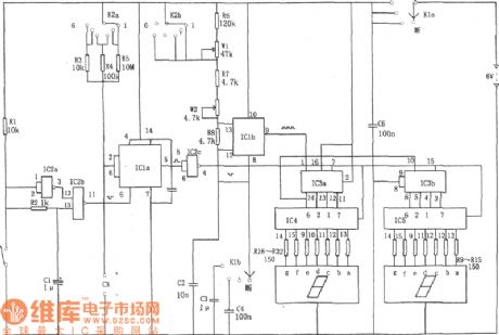 The digital capacitor tester