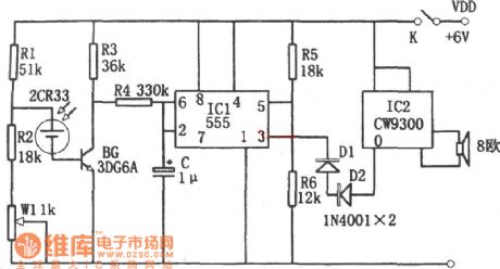The illuminance tester circuit