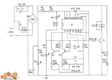 the circuit of the electrifying intermittent controller part 1