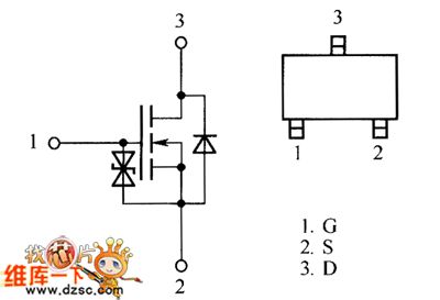 RSR025N03 internal circuit