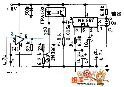 Adjustable photoelectric isolation circuit