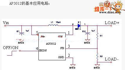 AP3012 positive-negative power supply circuit