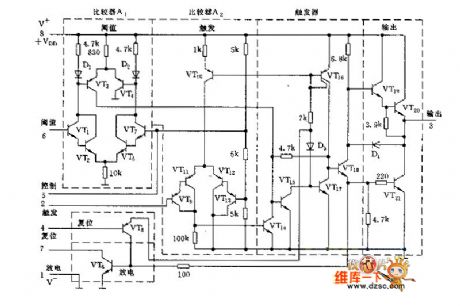 555 internal circuit