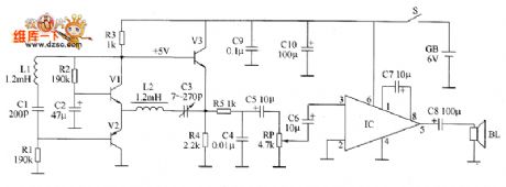 Metal detector circuit diagram 3