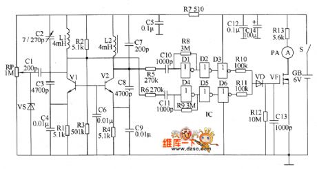 Metal detector circuit diagram 6