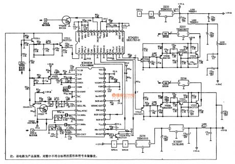 SBX1765-01--the integrated circuit of the thick film comb filter