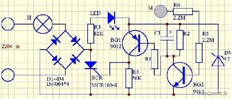 Simple and practical touch delay switch circuit