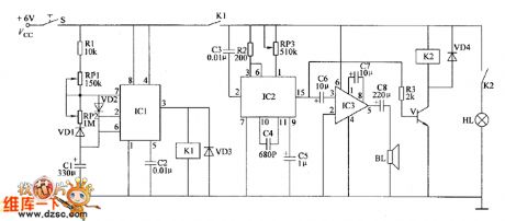 Electronic rodent repeller circuit diagram 4