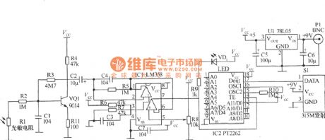 Wireless alarm circuit with multiple detection heads