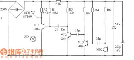 Audio monitoring system circuit