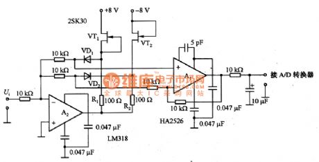 The high-speed absolute value amplifier circuit diagram