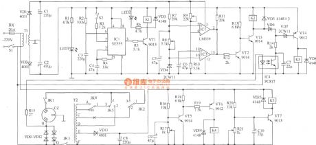 Electricity-saving voltage stabilizer circuit