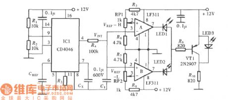 Comparative Capacitance Gradienter Circuit Diagram