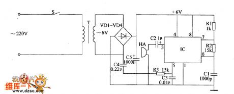 The electronic rodent repeller circuit diagram 1