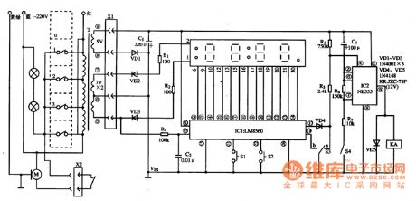 Typicall Applied Circuit Diagram of LM8560 Integrated Circuit
