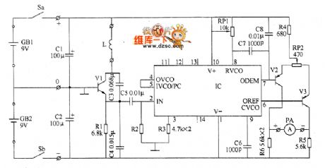 Metal detector circuit diagram 2