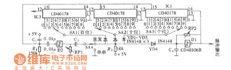 Arbitrary Number Pulse Circuit Diagram