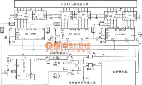 Digital Electronic Clock Calibrator Circuit Diagram