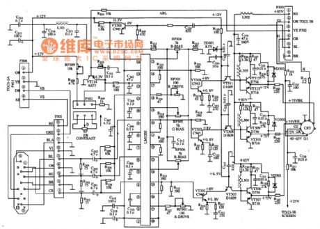 Typical Applied Circuit of LM1203 Integrated Circuit