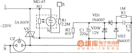 Touch socket circuit