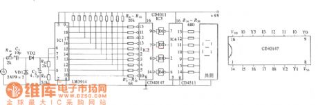Digital Level Monitor Circuit Diagram