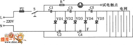 BZN-5 electronic fly trap circuit