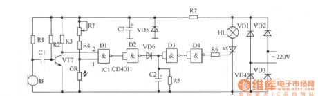 Delay energy-saving light circuit