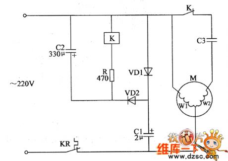 the substitute circuit of electric motor centrifugal switch part 2